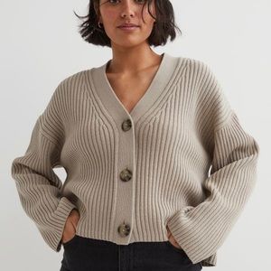 NWT H&M Rib-knit Cardigan
